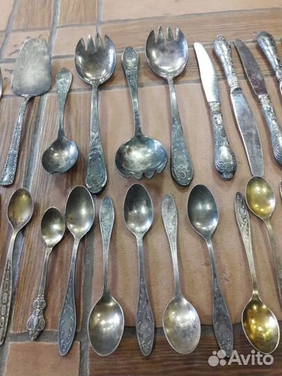 Столовые приборы мельхиор СССР