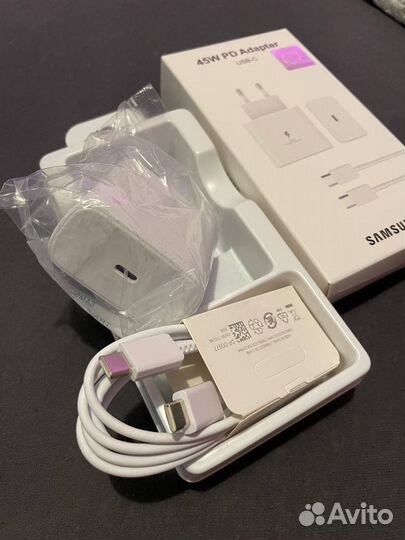 Зарядка Samsung 45w с быстрой зарядкой