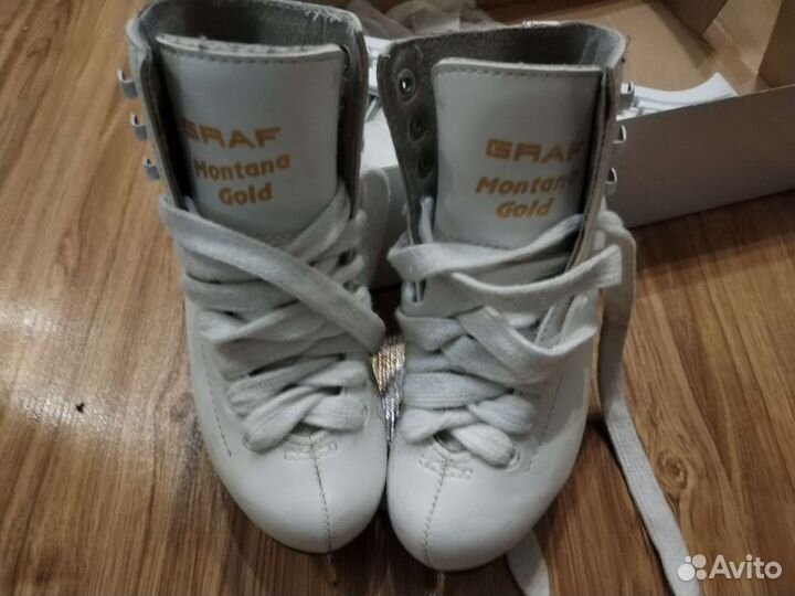 Фигурные коньки graf Montana Gold размер 30