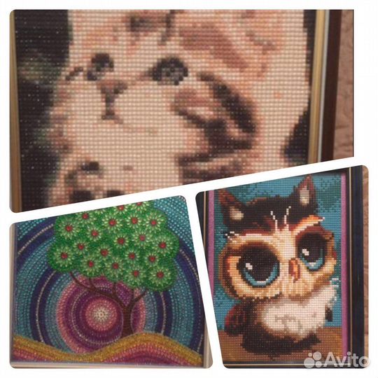 Готовые картины алмазная мозаика