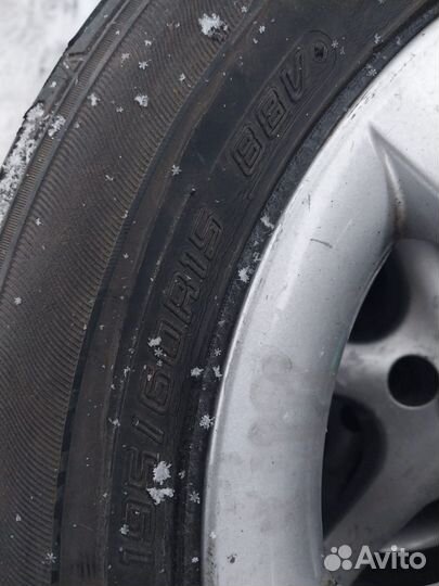 Литье диски r15 4x100 с резиной бу