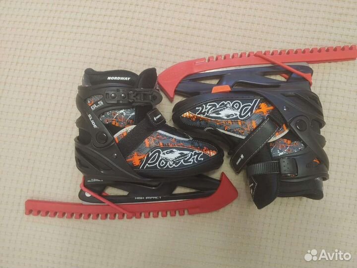 Коньки раздвижные 31-35 размер0э