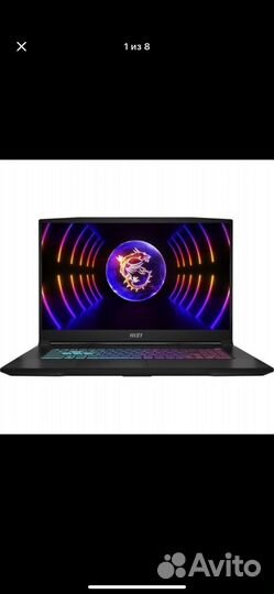 Msi katana 17 b12vfk i5-12450/rtx4060/16gb/512gb