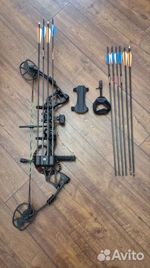 Блочный лук Man Kung MK-CBA5 Thorns (черный, PKG)