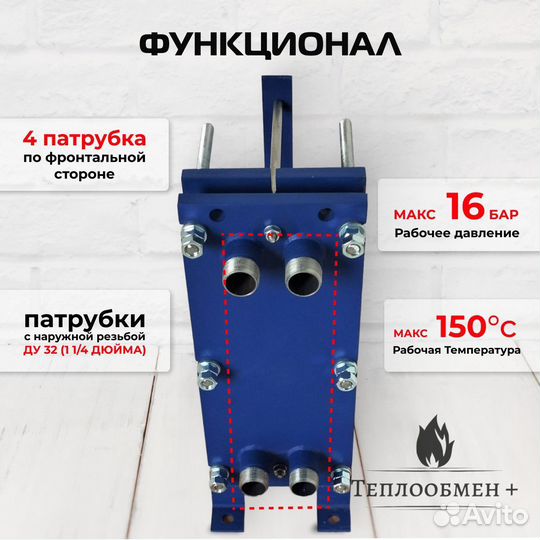 Теплообменник SN 04-10 для гвс 20кВт, 031 л/час