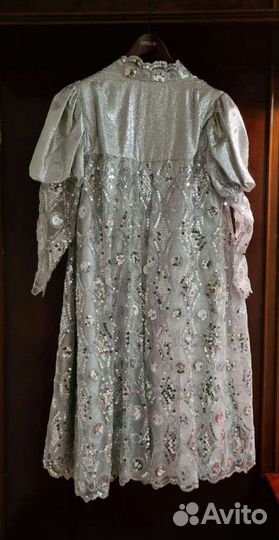 Костюм Снегурочки взрослый новогодний театральный