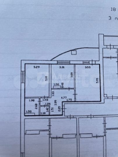 2-к. квартира, 68 м², 18/25 эт.