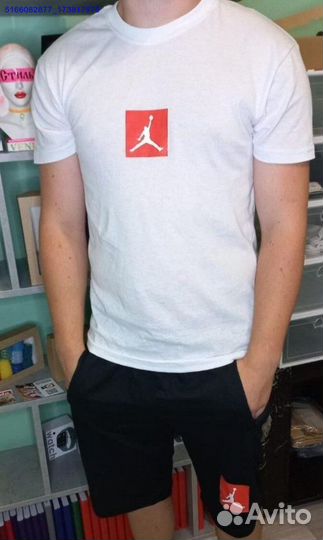 Спортивный костюм футболка + шорты (Арт.98528)