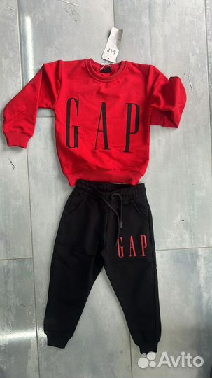 Новый шикарный костюм GAP трехнитка 3-4 г; 8-9лет