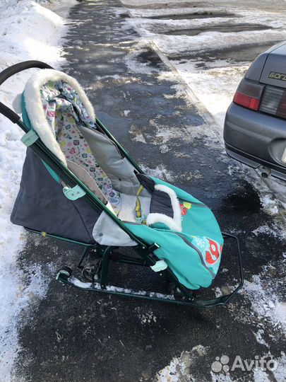 Санки коляска ника