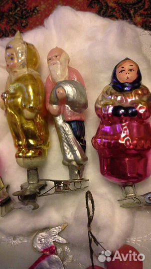 Новогодние игрушки, 50-60х годов