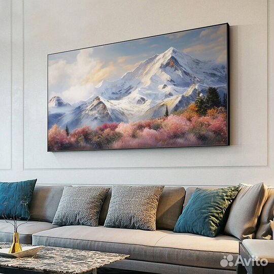 Картина маслом Горный пейзаж Музейное качество