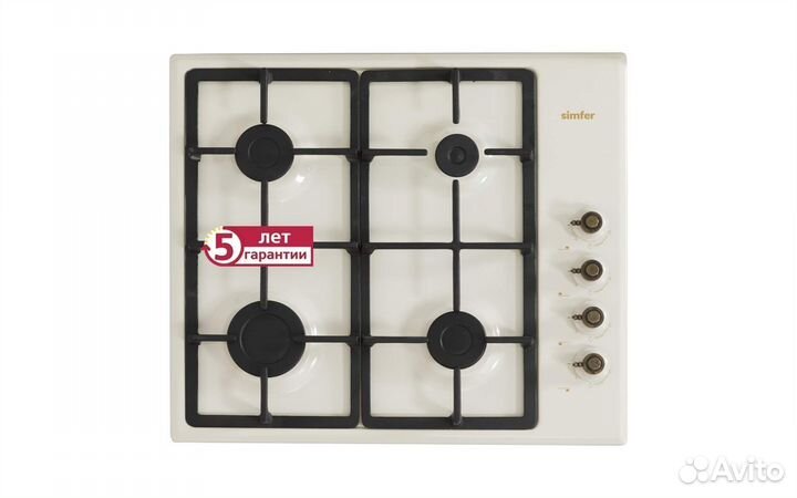 Газовая варочная панель Simfer H60Q40O420 60 см