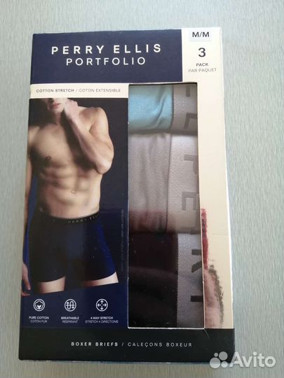 Трусы perry ellis боксеры новые размер М из usa