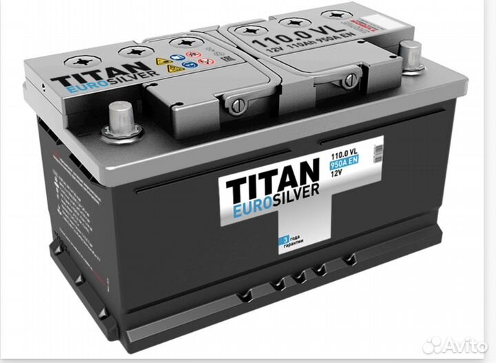 Аккумулятор Титан Titan Eurosilver 110 Ач