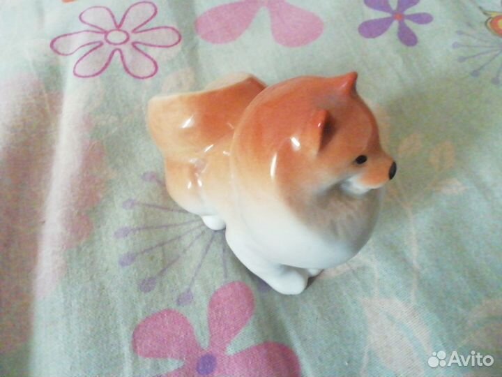 Фарфоровые статуэтки собака лфз