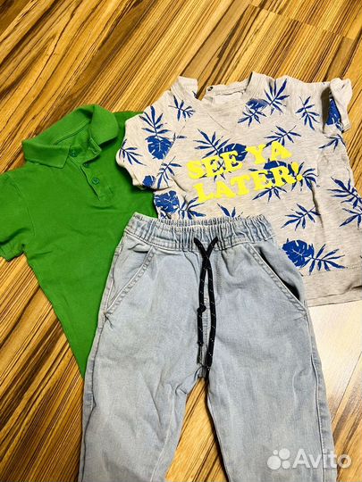 Джинсы, футброка