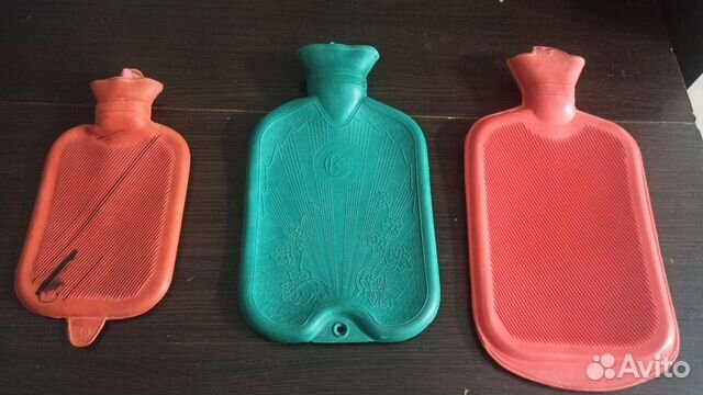 Грелки резиновые, кейс СССР