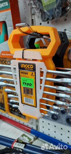 Набор гаечных ключей ingco hkspa108