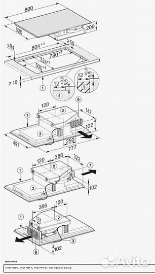 Варочная поверхность miele kmda 7476 FL