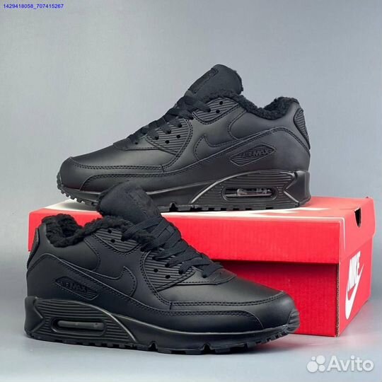 Кроссовки Nike Air Max 90 (с мехом) (Арт.39761)