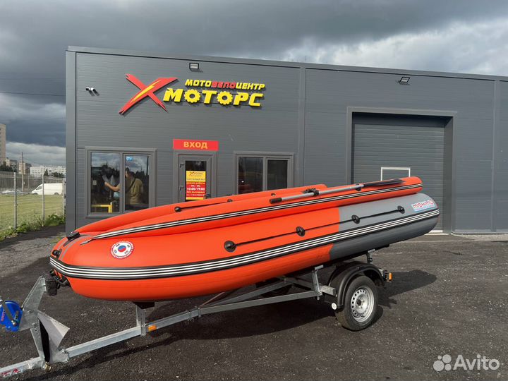 Лодка mishimo river fjet PRO 430 под водомет orang