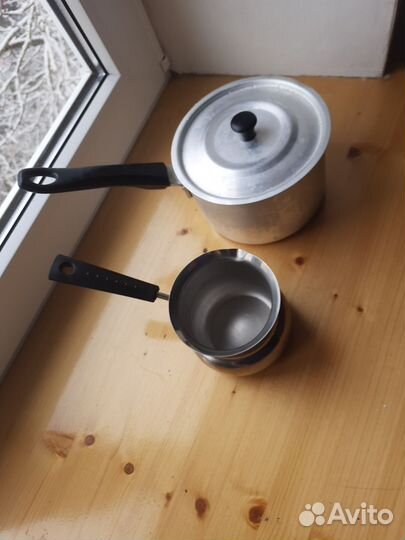 Ковш алюминиевый турка нержавейка