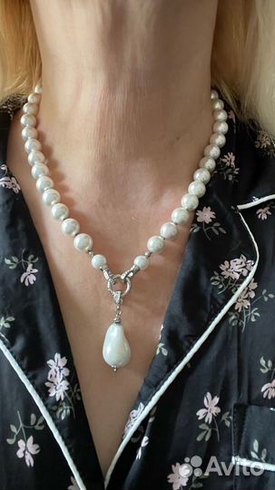 Бусы жемчуг винтаж