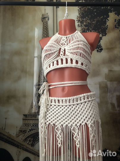 Костюм макраме