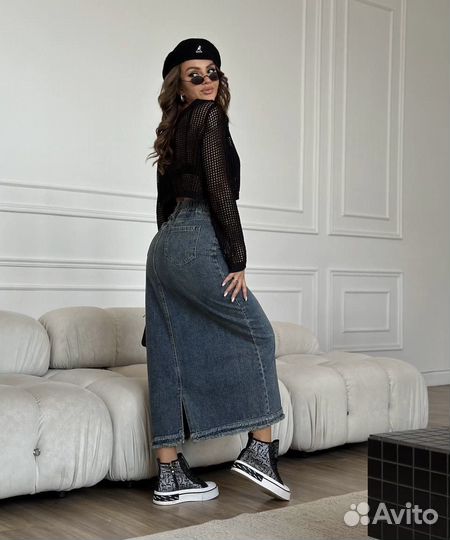 Джинсовая юбка