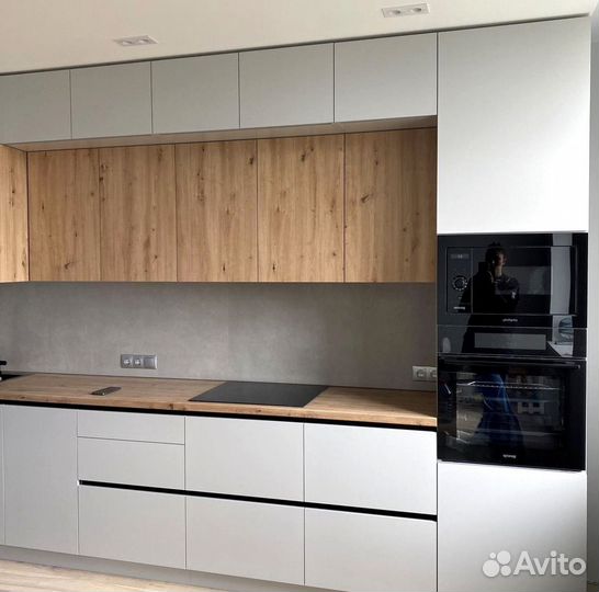 Кухня угловая и прямая 