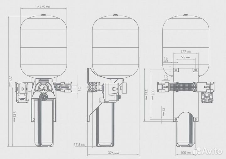Ситема Джилекс краб-Т 24 комплект автоматизации