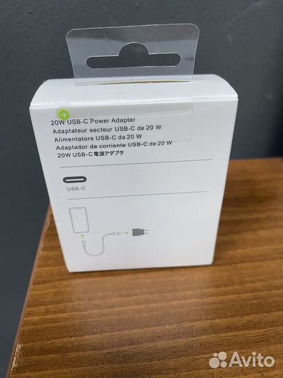 Оригинальный адаптер apple 20w type-c