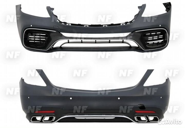 Обвес 63 AMG Mercedes S222