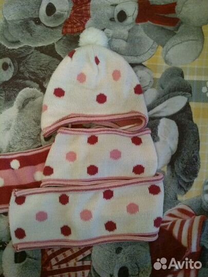 Зимняя шапка и шарф Tutu