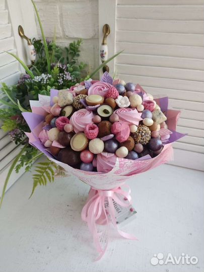 Сладкие букеты из конфет,букет из шоколада