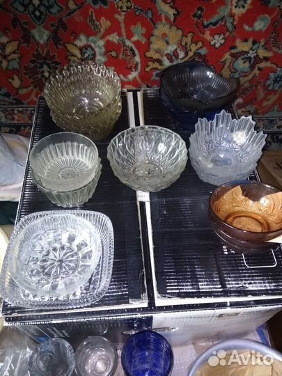 Стеклянная посуда, хрусталь