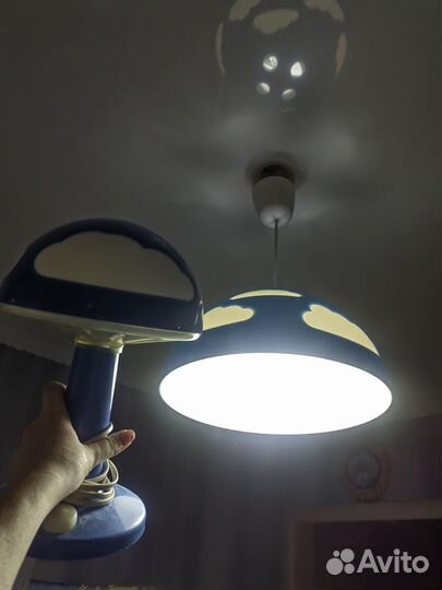 Светильник и настольная лампа в детскую