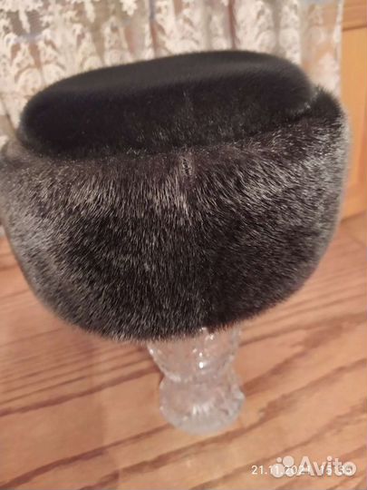 Шапка мужская из нерпы,новая.59-58р
