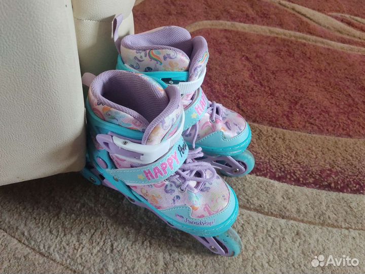 Роликовые коньки 31-34 в хорошем состоянии