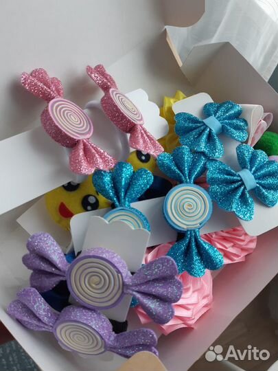 Резиночки для волос конфетки