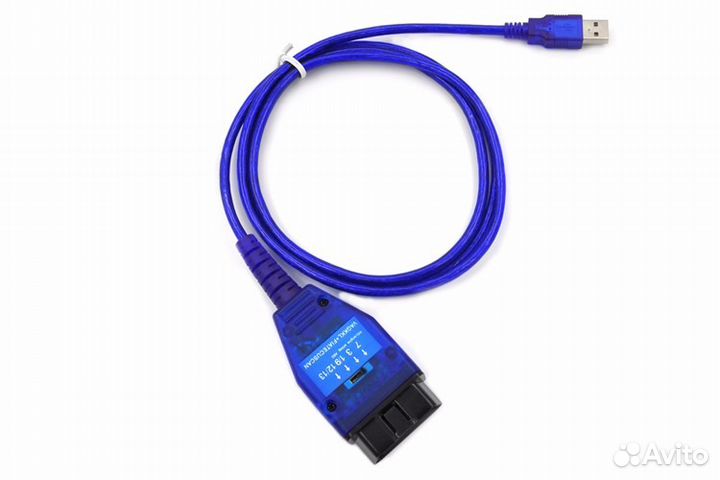 Кабель VAG 409.1 KKL + fiat ECU scan (чип ftdi)