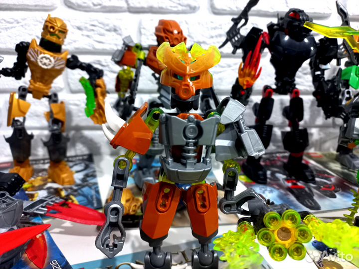 22 набора Lego Bionicle и Hero Factory