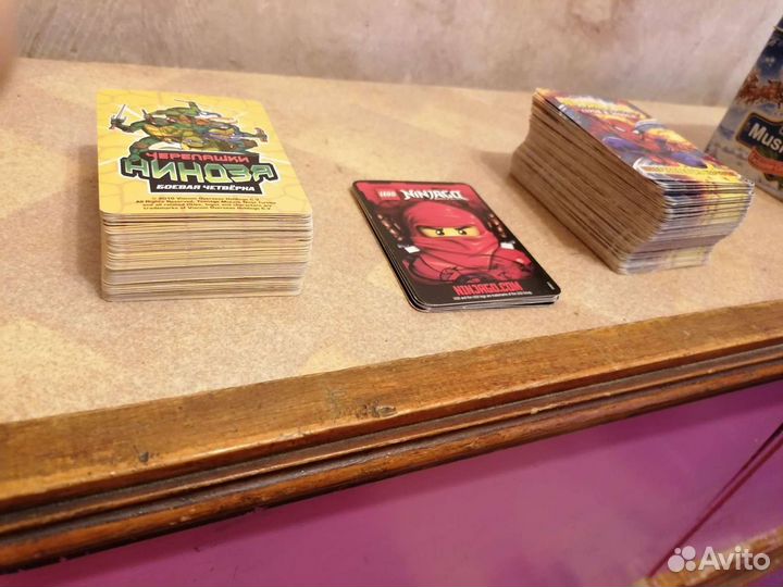 Карты человек-паук, черепашки ниндзя, Ninjago