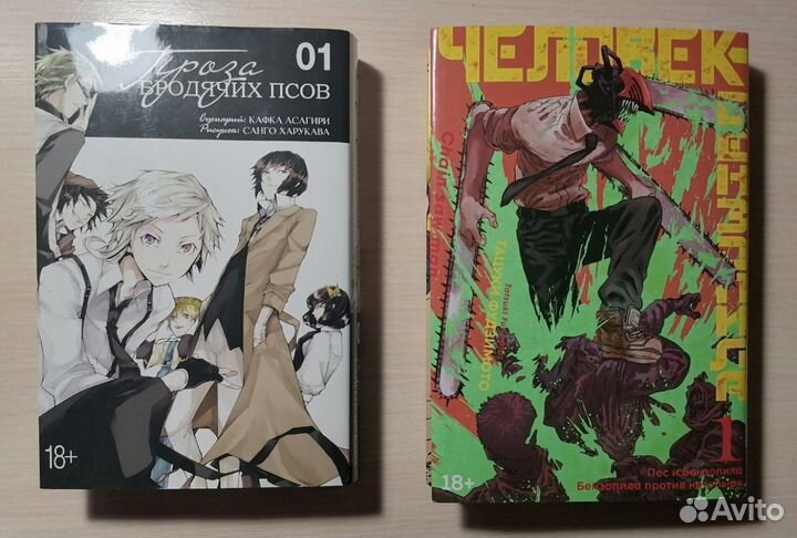 Манга проза бродячих псов и человек бензопила
