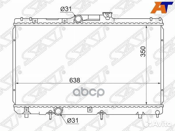 Радиатор toyota corolla/sprinter/carib/levin/TR