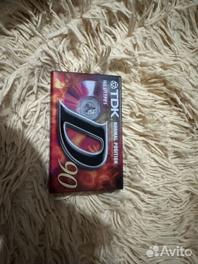 Аудиокассета запечатанная TDK D90
