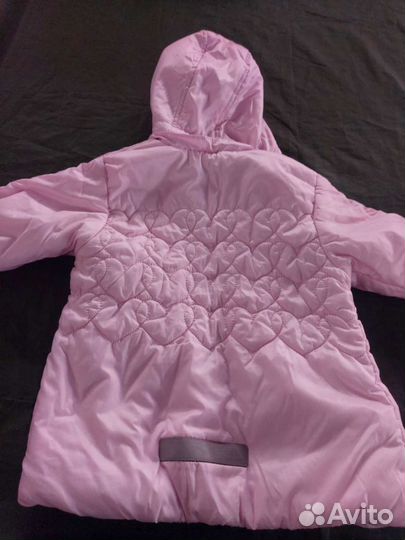 Куртка для девочки adidas размер 86-92 на 2 года