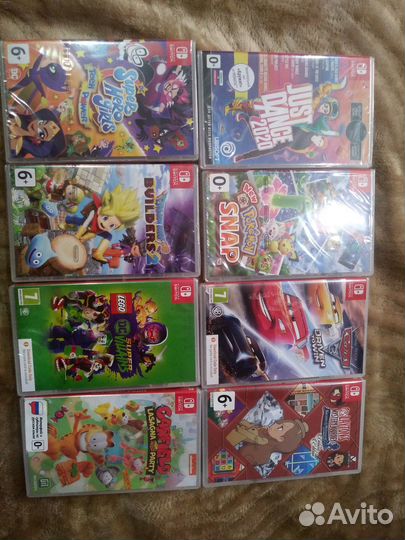 Картриджи nintendo switch