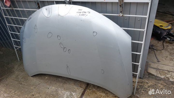 Капот на nissan x-trail т-32